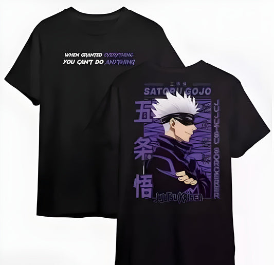 Graphic Print Anime T-Shirt for Men